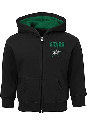 Dallas Stars Toddler Pledge Long Sleeve Full Zip Sweatshirt - Black