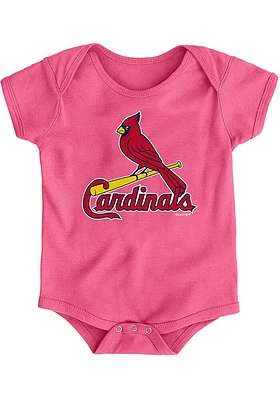 St Louis Cardinals Baby Primary Short Sleeve One Piece