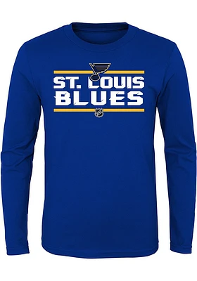 St Louis Blues Youth Navy Blue Epitome Long Sleeve T-Shirt