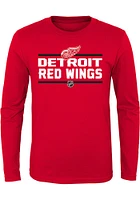 Detroit Red Wings Youth Epitome Long Sleeve T-Shirt