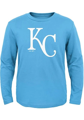 Kansas City Royals Toddler Light Blue Official Long Sleeve T-Shirt