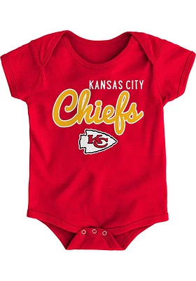Kansas City Chiefs Baby Big Game Short Sleeve One Piece