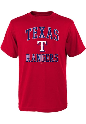 Texas Rangers Youth #1 Design Short Sleeve T-Shirt