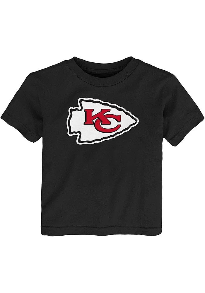 Kansas City Chiefs Toddler Black Primary Short Sleeve T-Shirt