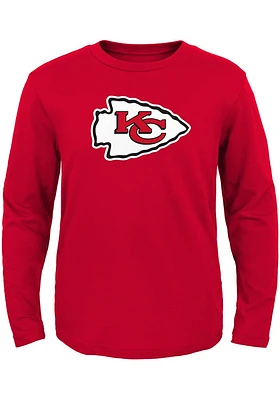 Kansas City Chiefs Toddler Primary Long Sleeve T-Shirt