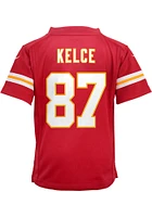 Travis Kelce Kansas City Chiefs Toddler Red Nike Replica Football Jersey