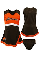Cleveland Browns Baby Brown Cheer Captain Set