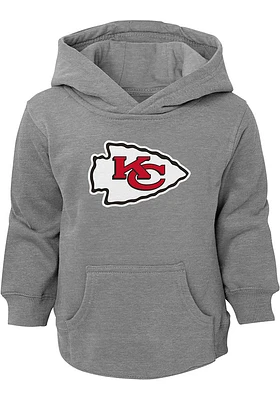 Kansas City Chiefs Toddler Primary Logo Long Sleeve Hooded Sweatshirt