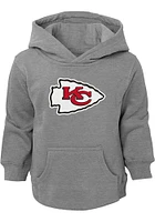Kansas City Chiefs Toddler Primary Logo Long Sleeve Hooded Sweatshirt