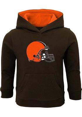 Cleveland Browns Toddler Prime Long Sleeve Hooded Sweatshirt
