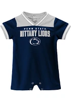 Penn State Nittany Lions Baby Navy Blue Game-Day Short Sleeve One Piece