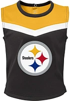 Pittsburgh Steelers Girls Black Spirit Cheer Set