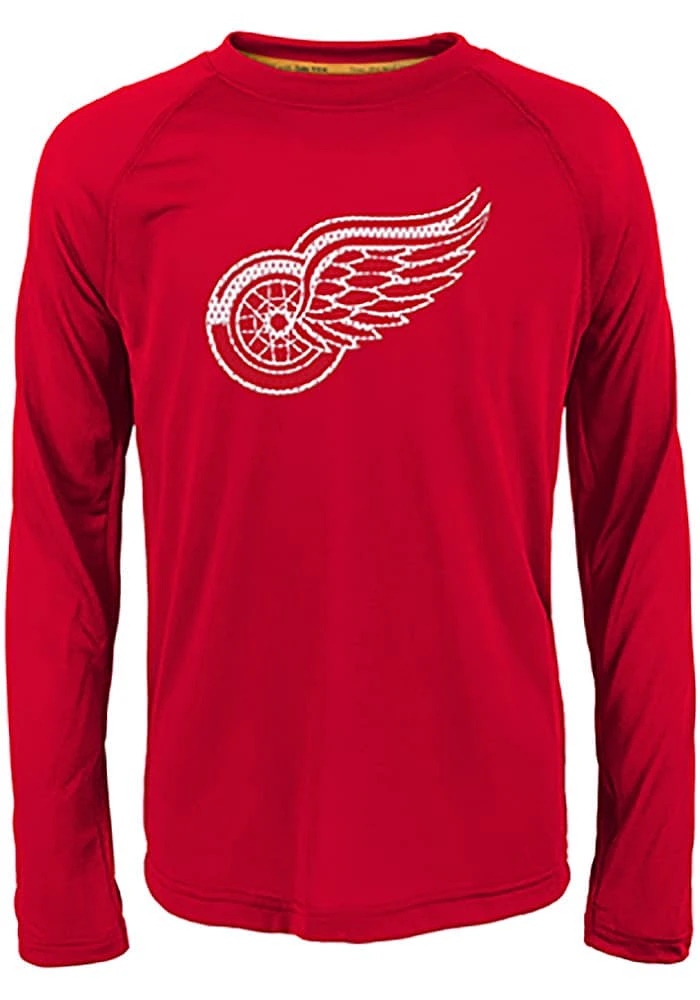 Detroit Red Wings Youth Grinder Long Sleeve T-Shirt
