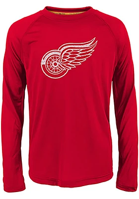 Detroit Red Wings Youth Grinder Long Sleeve T-Shirt