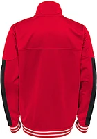 Chicago Blackhawks Youth Red Goal Line Long Sleeve Track Jacket