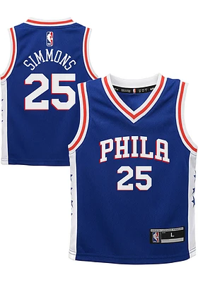 Ben Simmons  Outer Stuff Philadelphia 76ers Toddler Blue Road Jersey Basketball