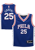 Ben Simmons  Outer Stuff Philadelphia 76ers Toddler Blue Road Jersey Basketball