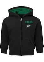 Dallas Stars Baby Enforcer Long Sleeve Full Zip Sweatshirt - Black