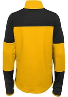 Missouri Tigers Girls Black Frequency LS Tops Qtr Zip