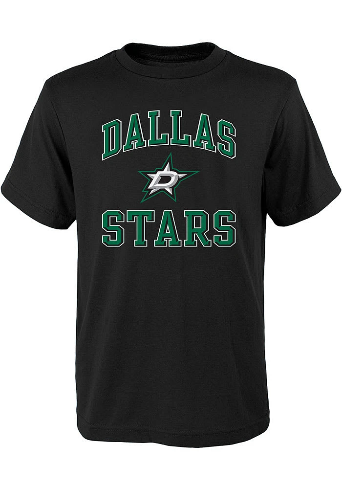 Dallas Stars Youth Black Ovation Short Sleeve T-Shirt