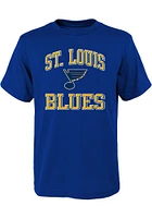 St Louis Blues Youth Blue Ovation Short Sleeve T-Shirt