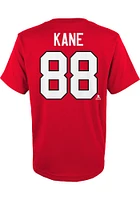 Patrick Kane Chicago Blackhawks Youth Red Name and Number Player Tee