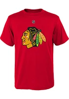 Patrick Kane Chicago Blackhawks Youth Red Name and Number Player Tee