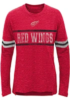 Detroit Red Wings Girls Pacesetter Long Sleeve T-shirt