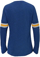 St Louis Blues Girls Blue Pacesetter Long Sleeve T-shirt