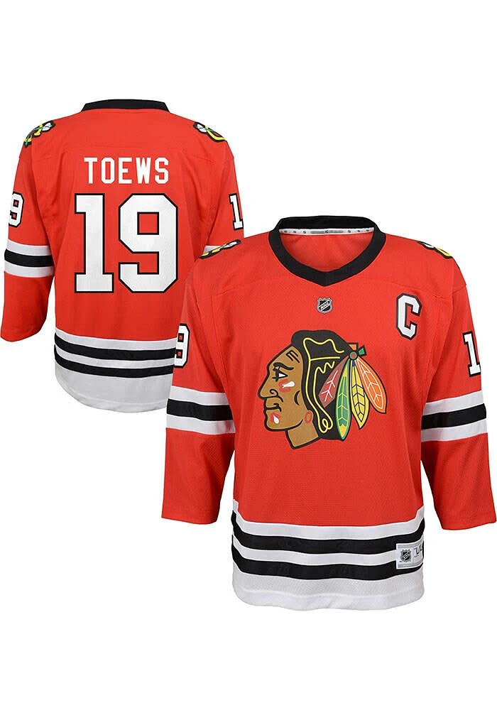 Jonathan Toews Chicago Blackhawks Youth Red Replica Hockey Jersey