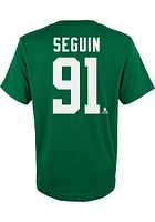 Tyler Seguin  Dallas Stars Boys Green Player Short Sleeve T-Shirt