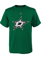 Tyler Seguin  Dallas Stars Boys Green Player Short Sleeve T-Shirt