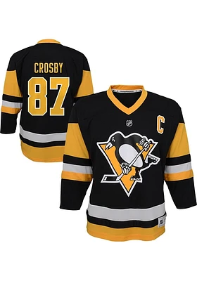 Sidney Crosby  Pittsburgh Penguins Baby Black Replica Hockey Jersey