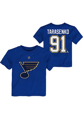 Vladimir Tarasenko St Louis Blues Toddler Blue Player Short Sleeve T Shirt