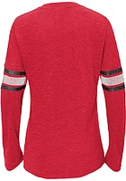 Chicago Bulls Girls Red Team Captain Long Sleeve T-shirt