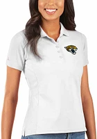 Antigua Jacksonville Jaguars Womens Legacy Pique Short Sleeve Polo Shirt