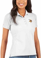 Antigua Minnesota Vikings Womens Legacy Pique Short Sleeve Polo Shirt