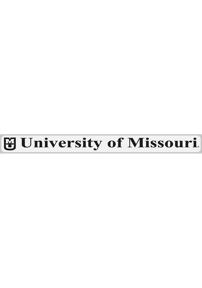 Missouri Tigers 2x19 White Missouri Auto Strip - White
