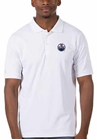 Antigua Edmonton Oilers Mens Legacy Pique Short Sleeve Polo
