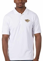 Antigua Nashville Predators Mens Legacy Pique Short Sleeve Polo