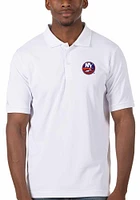 Antigua New York Islanders Mens Legacy Pique Short Sleeve Polo