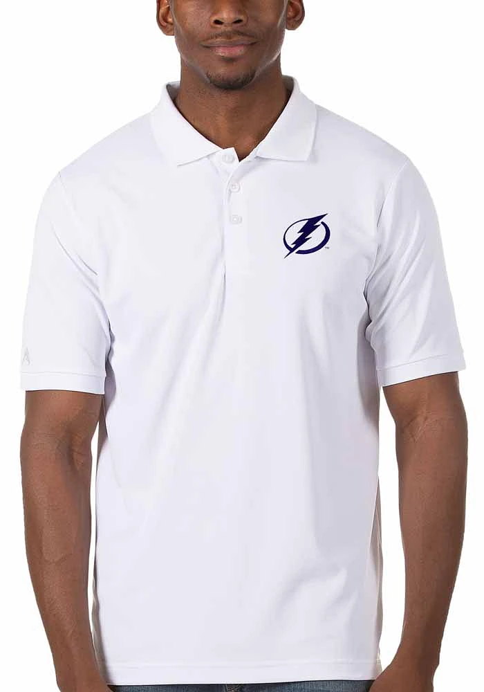 Antigua Tampa Bay Lightning Mens Legacy Pique Short Sleeve Polo