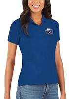 Antigua Buffalo Sabres Womens Legacy Pique Short Sleeve Polo Shirt