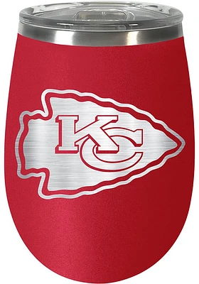 Kansas City Chiefs 10oz Rally Cry Stemless Wine Stainless Steel Stemless - Red