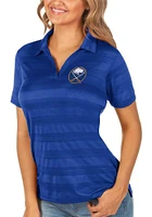 Antigua Buffalo Sabres Womens Compass Short Sleeve Polo Shirt