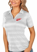 Antigua Detroit Red Wings Womens Compass Short Sleeve Polo Shirt