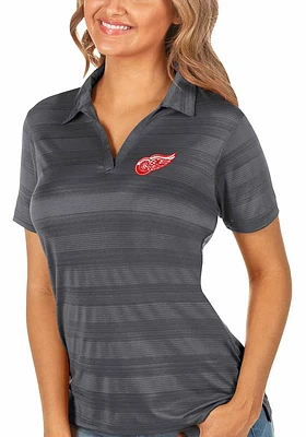 Antigua Detroit Red Wings Womens Compass Short Sleeve Polo Shirt