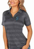 Antigua Seattle Kraken Womens Compass Short Sleeve Polo Shirt