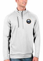 Antigua Buffalo Sabres Mens Generation Long Sleeve Qtr Zip Pullover