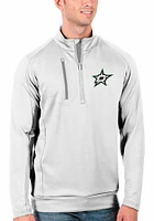 Antigua Dallas Stars Mens Generation Long Sleeve Qtr Zip Pullover